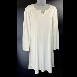 Zimmerli of Switzerland Sleep Shirt White Pajamas